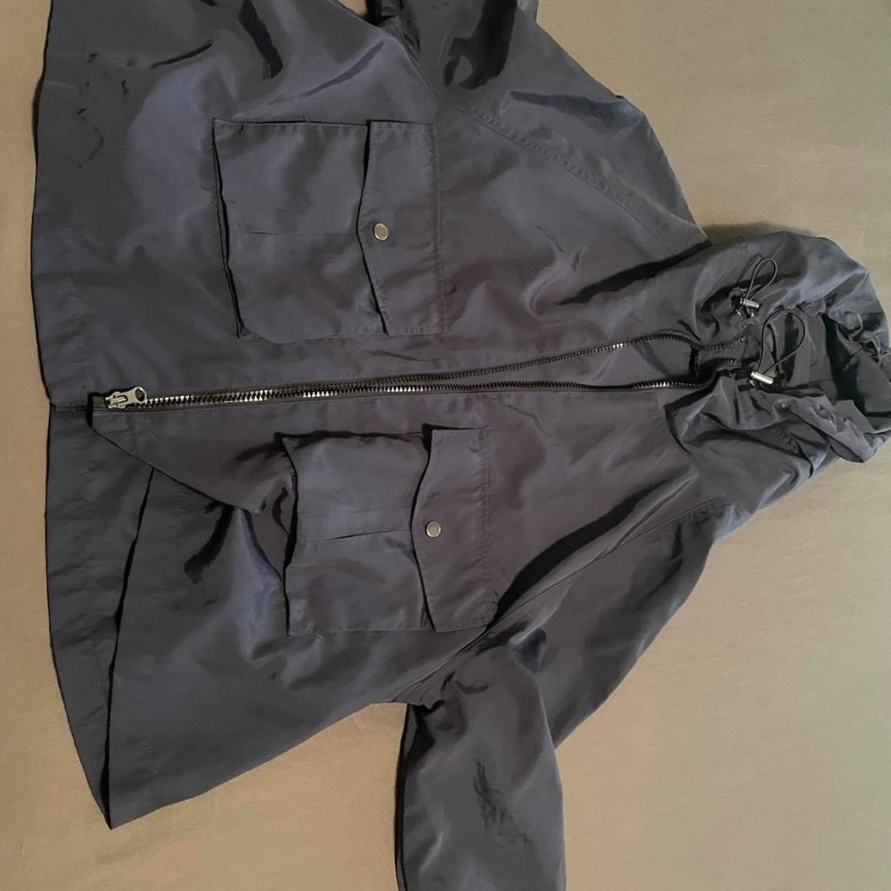 New Basic Raincoat Windbreaker Lightweight Hooded… - image 6